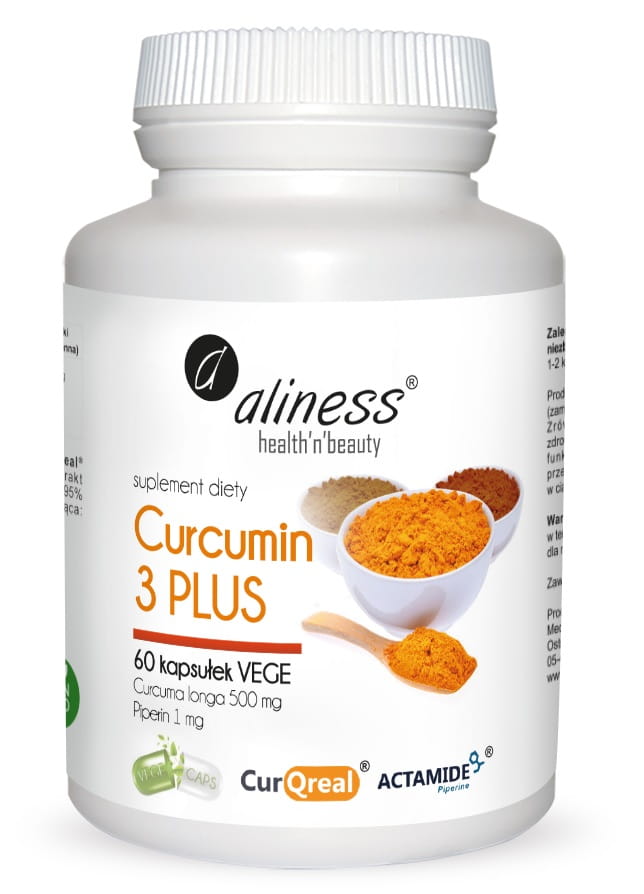 ALINESS CURCUMIN 3 PLUS 500MG 60 kapsułek