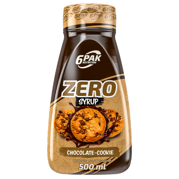 6PAK ZERO SYRUP 500ML CHOCOLATE COOKIE