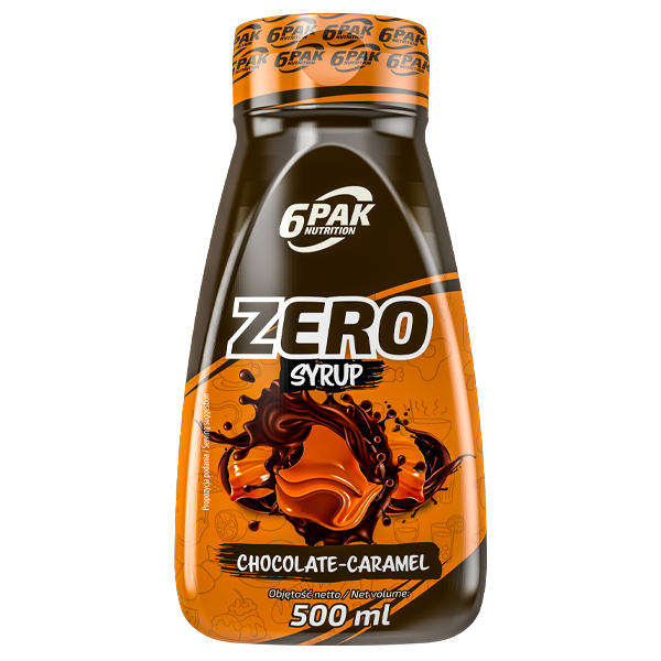 6PAK ZERO SYRUP 500ML CHOCOLATE CARAMEL