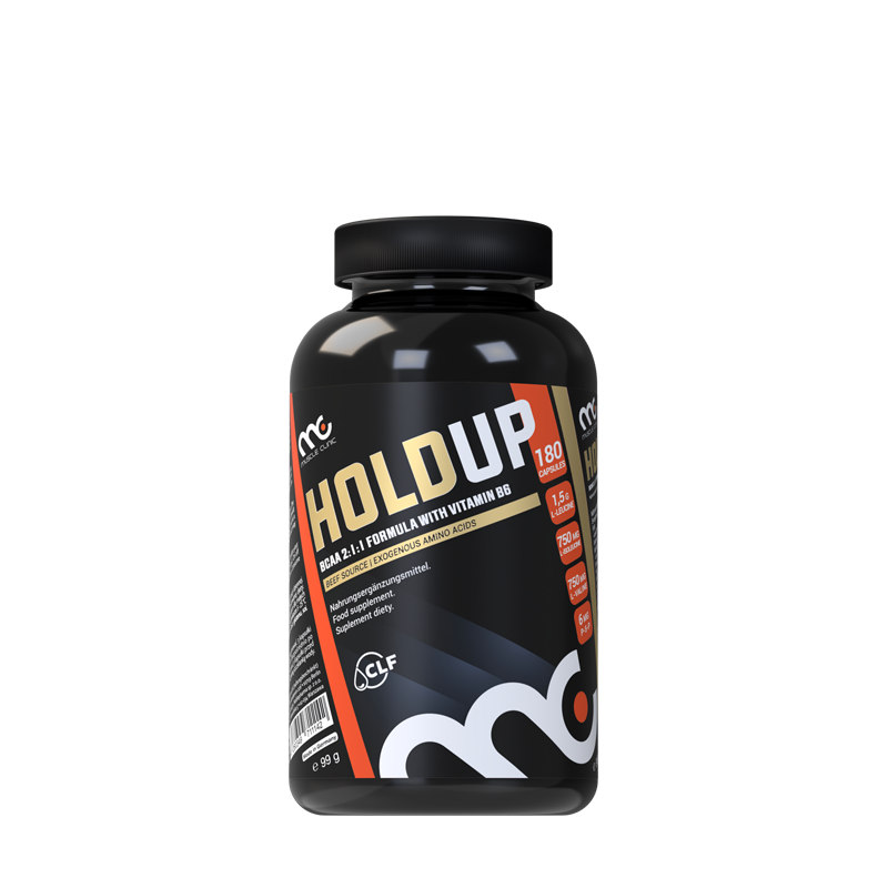 MUSCLE CLINIC HOLD UP BCAA 180 Kapsułek