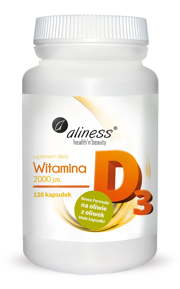 ALINESS WITAMINA D3 2000J 120 Kapsułek