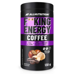FITKING ENERGY COFFEE HAZELNUT 124mg / 130g - aromatyczna kawa rozpuszczalna