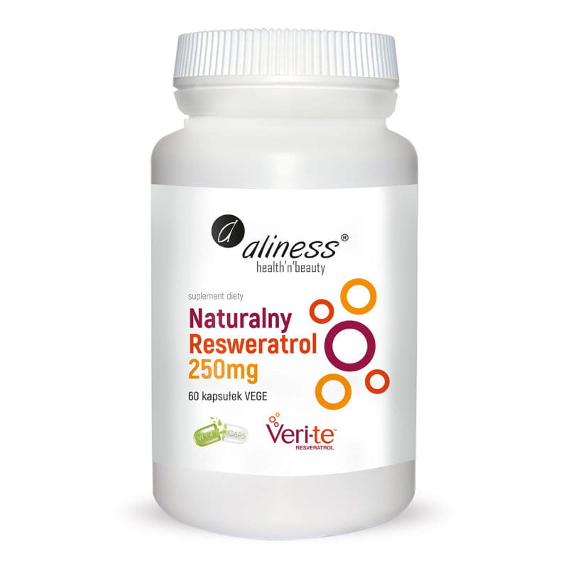 ALINESS NATURALNY RESWERATROL 250MG 60 kapsułek