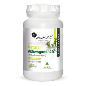 ALINESS NATURAL ASHWAGANDHA 560 mg 9% x 100 kapsułek