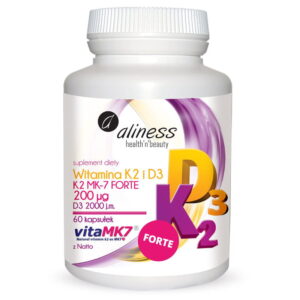 ALINESS WITAMINA K2 I D3 200UG 60 kapsułek