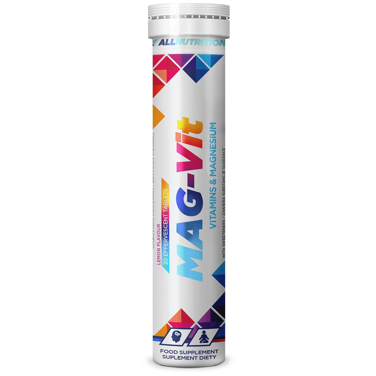 ALLNUTRITION MAG-VIT MUSUJĄCE 20 TAB LEMON