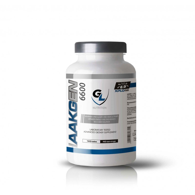 Arginina GENLAB AAKGEN 6600 120 Kapsułek
