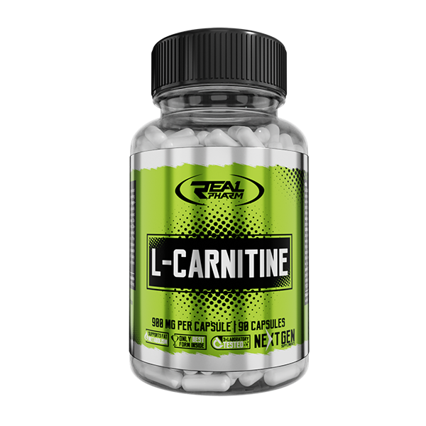 Real Pharm L-Carnitine L-Karnityna 900mg 90 kapsułek
