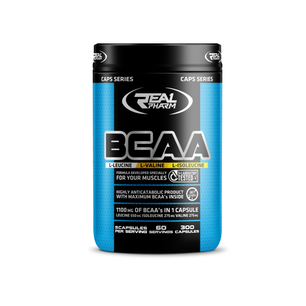 Aminokwasy REAL PHARM BCAA 300 kapsułek