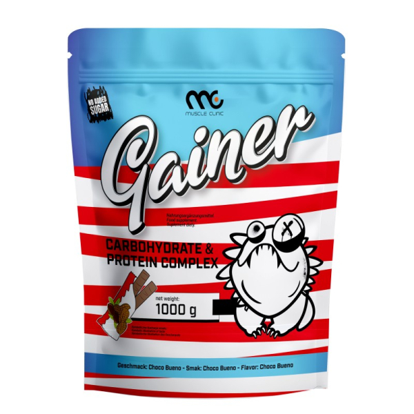 Gainer Muscle Clinic Gainer Smoothie 1kg Wysoka Kaloryczność - obrazek 3
