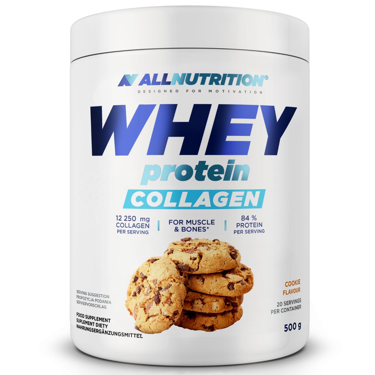 Odżywka białkowa z kolagenem Allnutrition Whey Protein Collagen 500g - obrazek 2