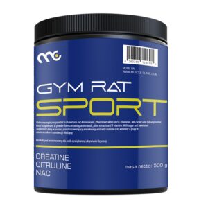 Przedtreningówka Muscle Clinic Gym Rat Sport 500g Proszek Energia i Koncentracja
