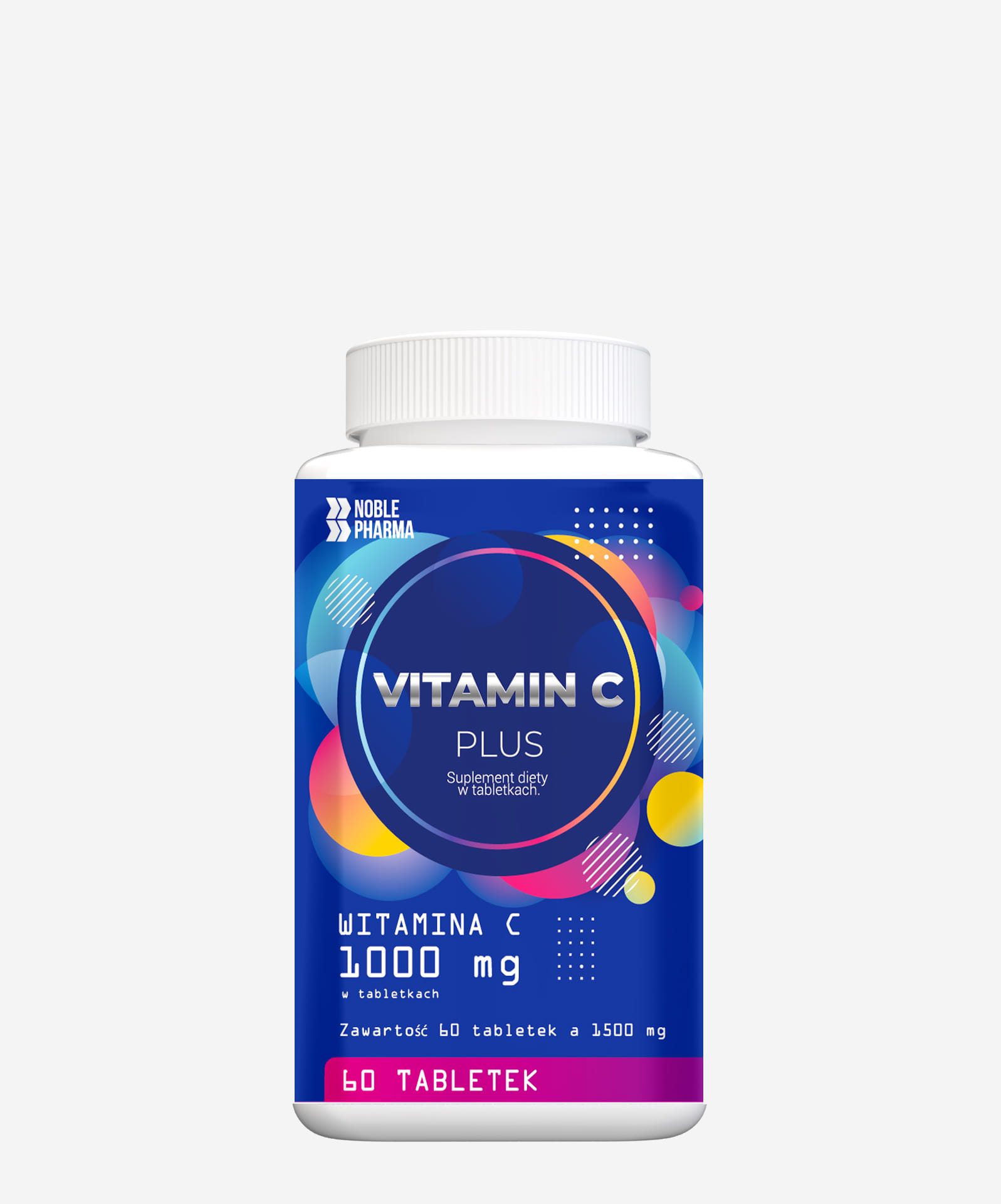 Witamina C Noble Pharma 60 tabletek Wsparcie Odporności