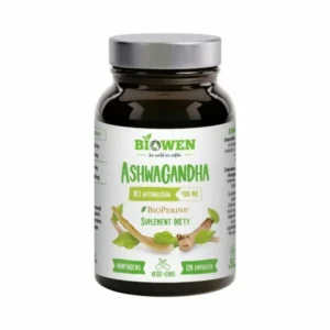 Ashwagandha Biowen 120 kapsułek Redukcja Stresu i Wsparcie Odporności