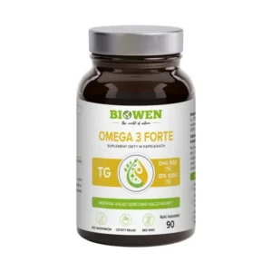 Kwasy Omega 3 Forte Biowen 1000mg 90 Kapsułek Wsparcie Pracy Serca