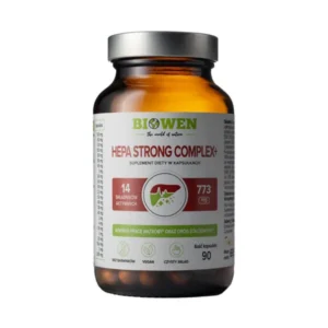 Wsparcie Wątroby Biowen Hepa Strong Complex+ 90 kapsułek Oczyszczanie Organizmu