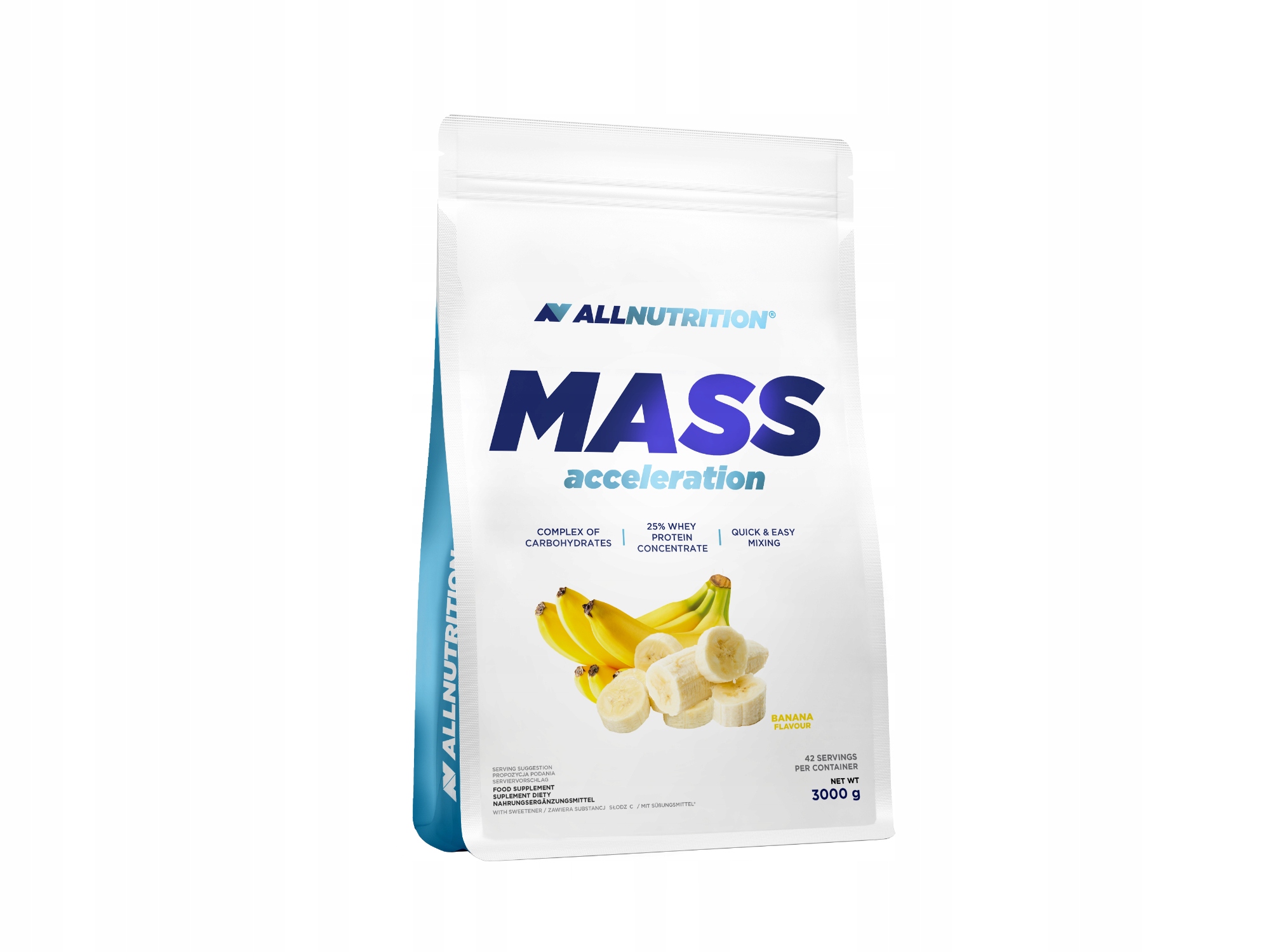 Odżywka Węglowodanowo-Białkowa Allnutrition Mass 3kg Proszek