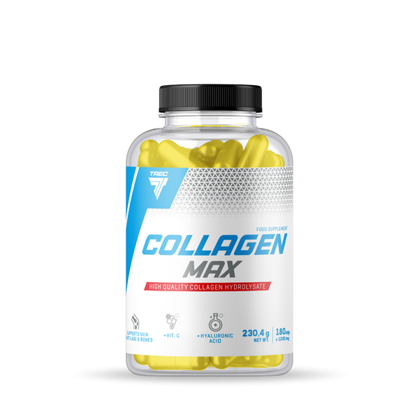 Kolagen Trec Collagen Max 180 Kapsułek Wsparcie Stawów i Skóry