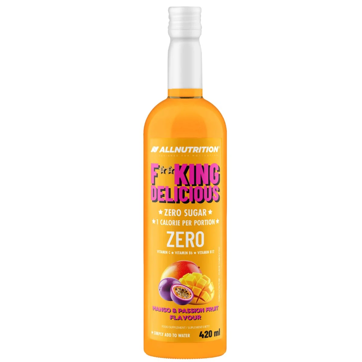 Allnutrition F Delicious Syrup Zero 420ml Mango-Marakuja