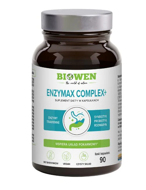 Enzymy Trawienne Biowen Enzymax Complex 90 kapsułek