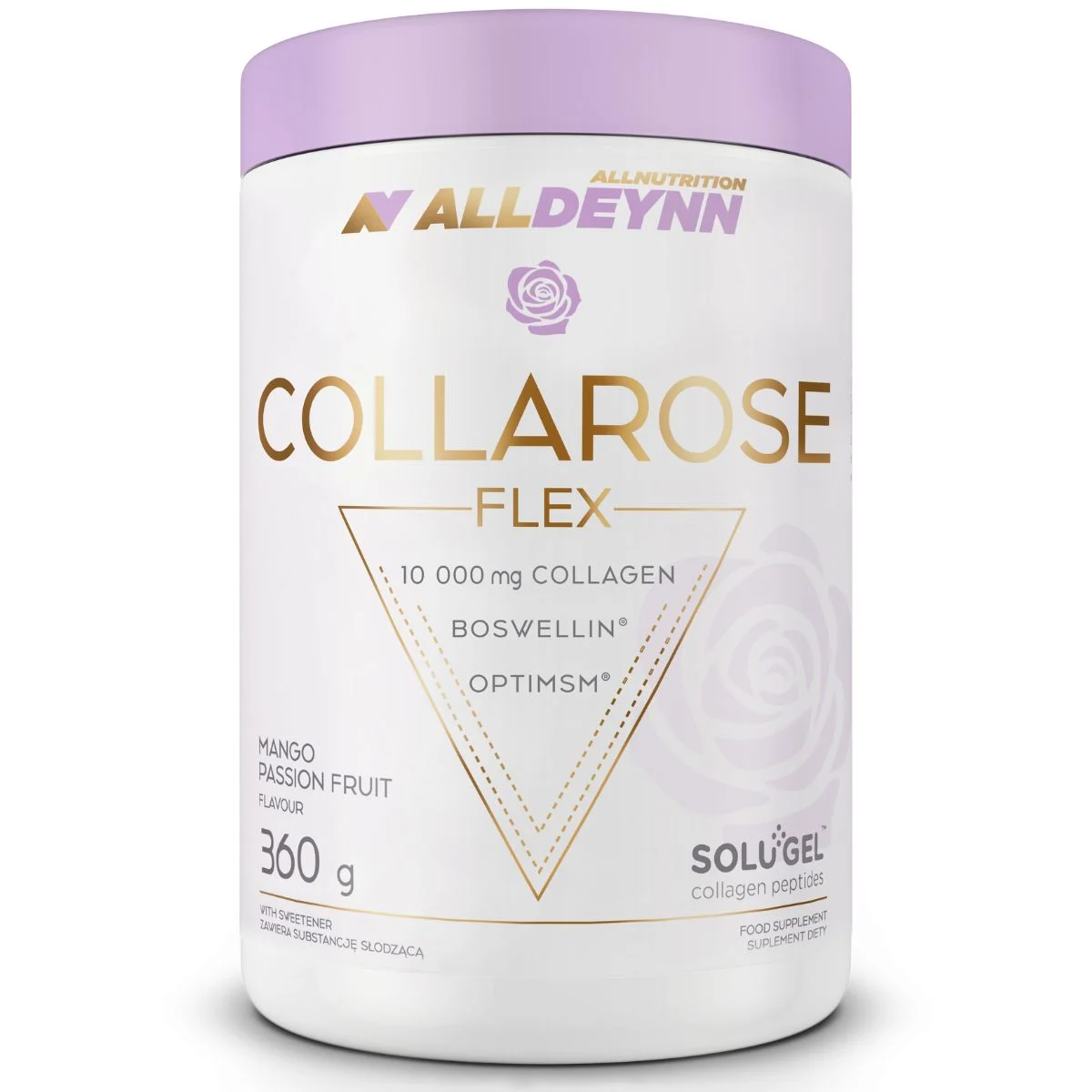 Kolagen Alldeynn Collarose Flex 360g Wsparcie Stawów i Skóry
