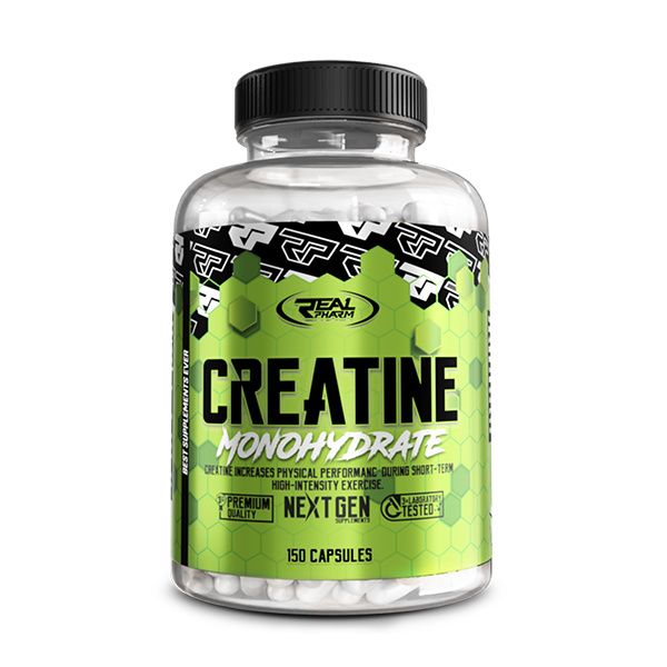 Kreatyna Real Pharm Creatine Mono 150 kapsułek Siła i Wytrzymałość
