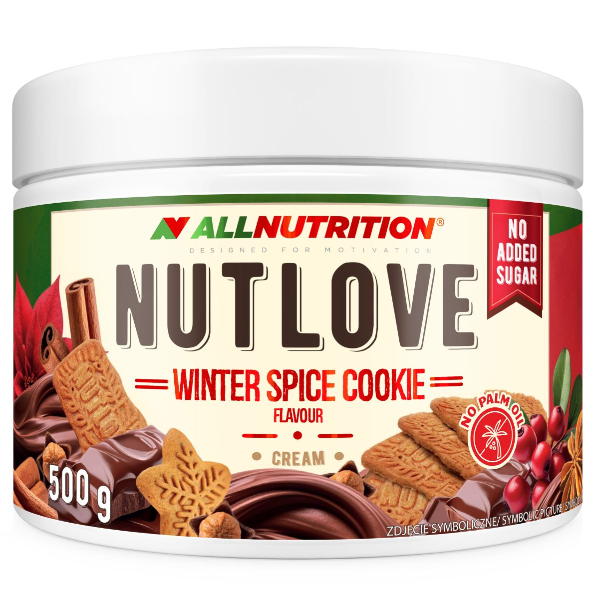 Krem Allnutrition Nutlove Winter Spice Cookie 500g Ciasteczko Korzenne